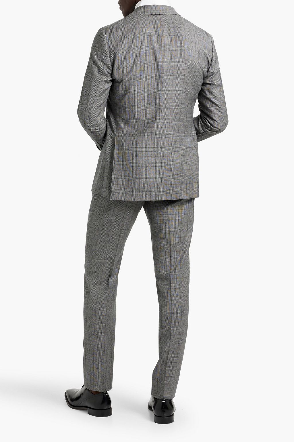 BOGLIOLI Prince of Wales checked wool suit
