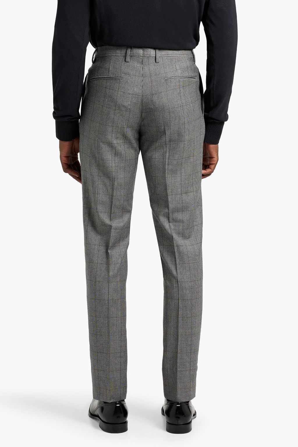 BOGLIOLI Prince of Wales checked wool suit