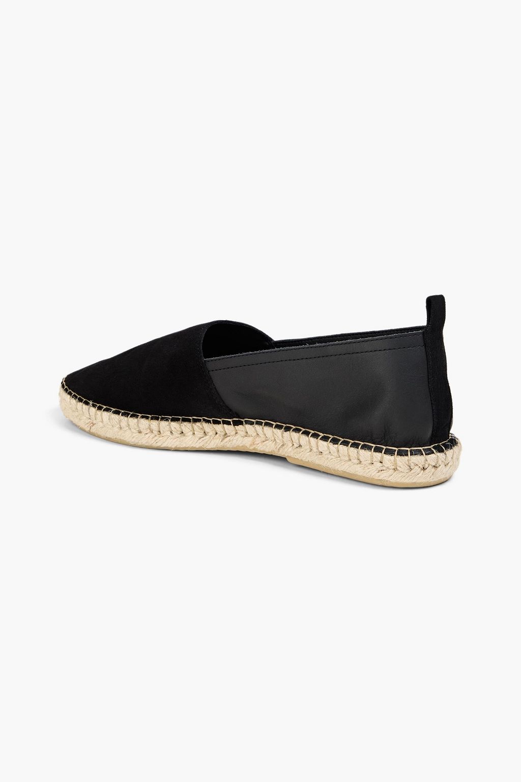 FRESCOBOL CARIOCA Helio leather and suede espadrilles