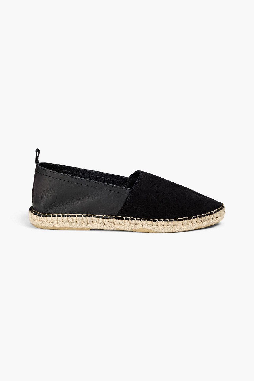 Helio leather and suede espadrilles