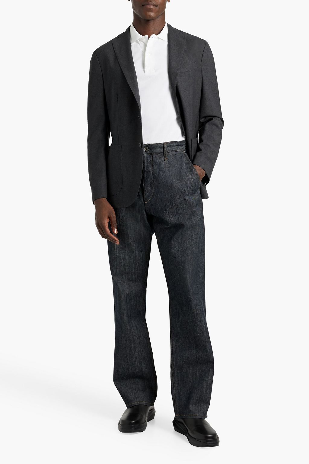 BOGLIOLI Slim-fit wool blazer