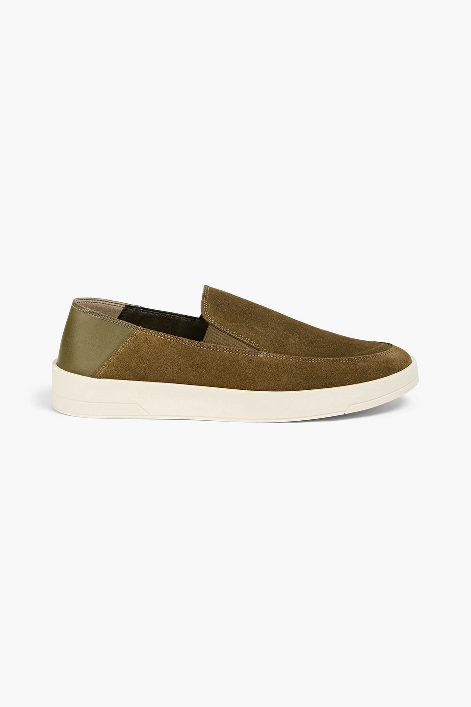 Telo suede collapsible-heel loafers