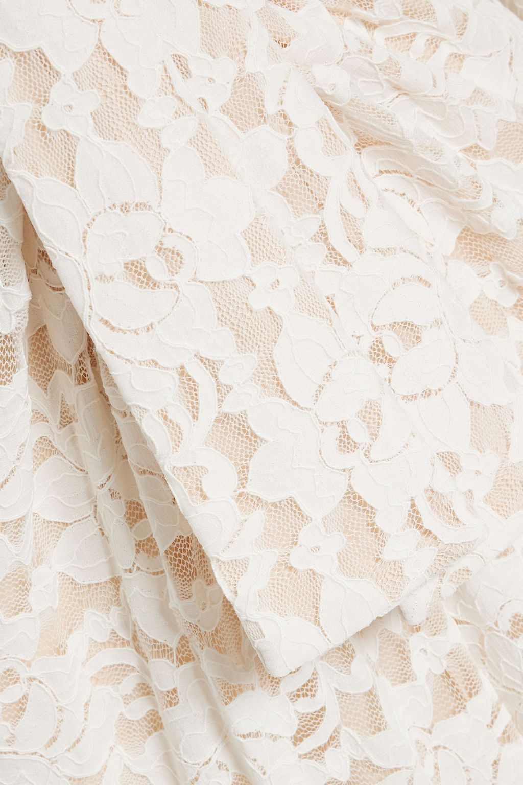 DIANE VON FURSTENBERG Jobin draped corded lace maxi dress