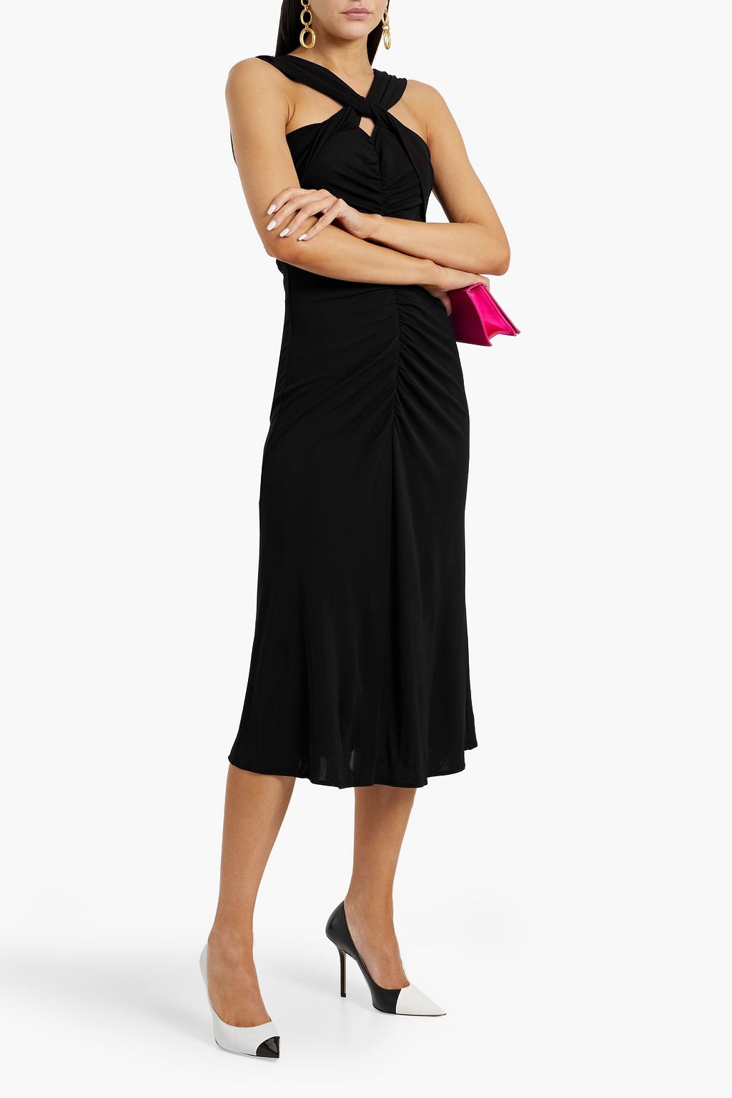DIANE VON FURSTENBERG Neely twisted jersey midi dress