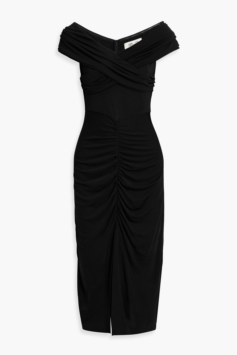 Diane Von Furstenberg Stephen Off-the-shoulder Jersey Midi Dress
