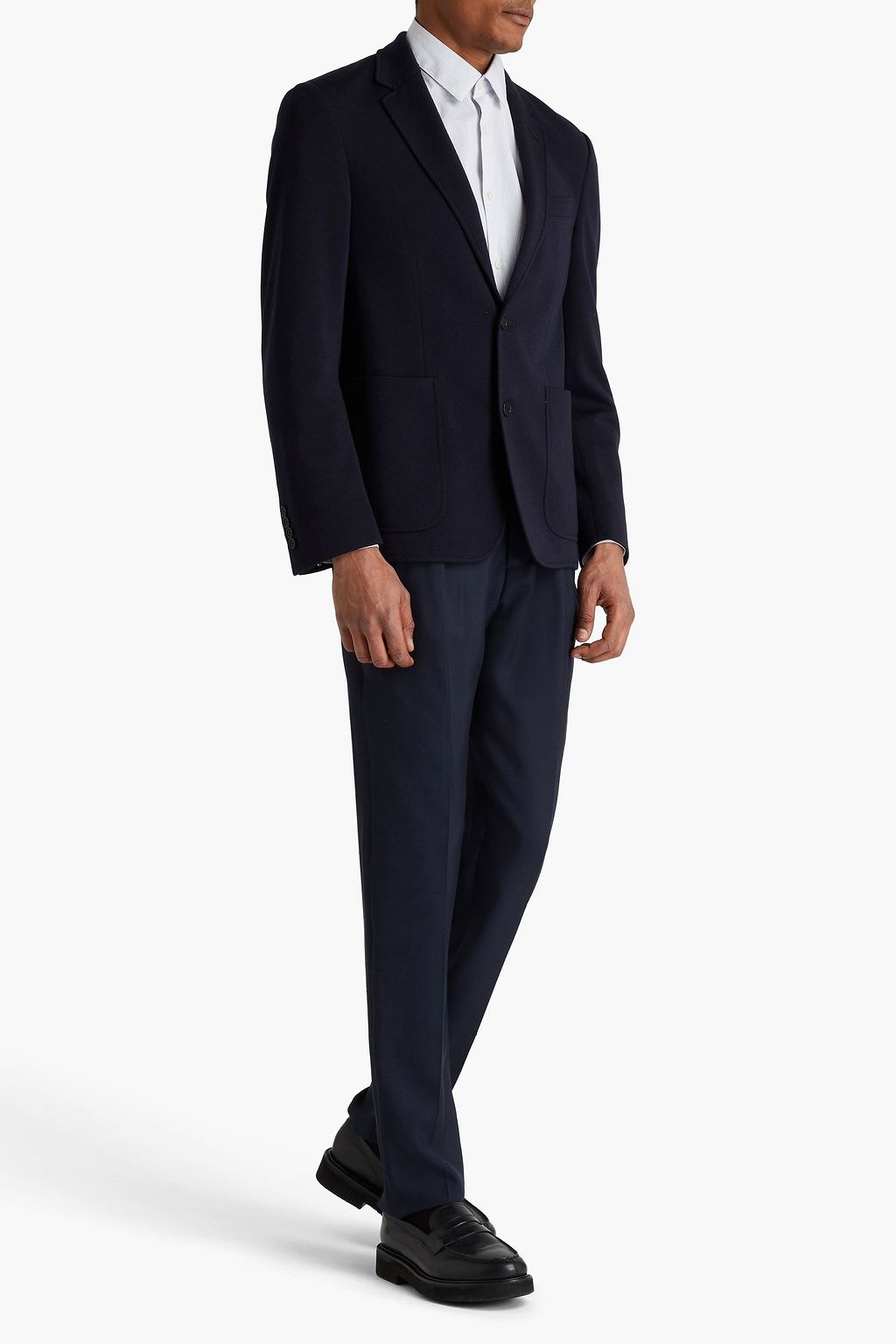 DUNHILL Wool-blend jersey blazer