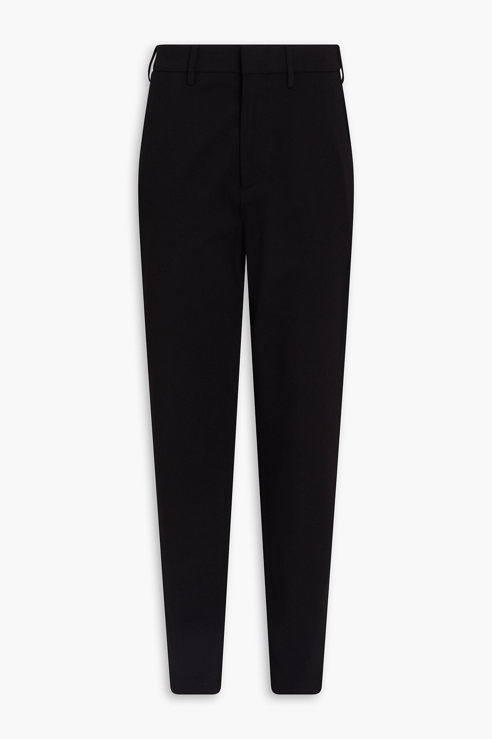 Shop Dunhill Tapered Jersey Pants In Black