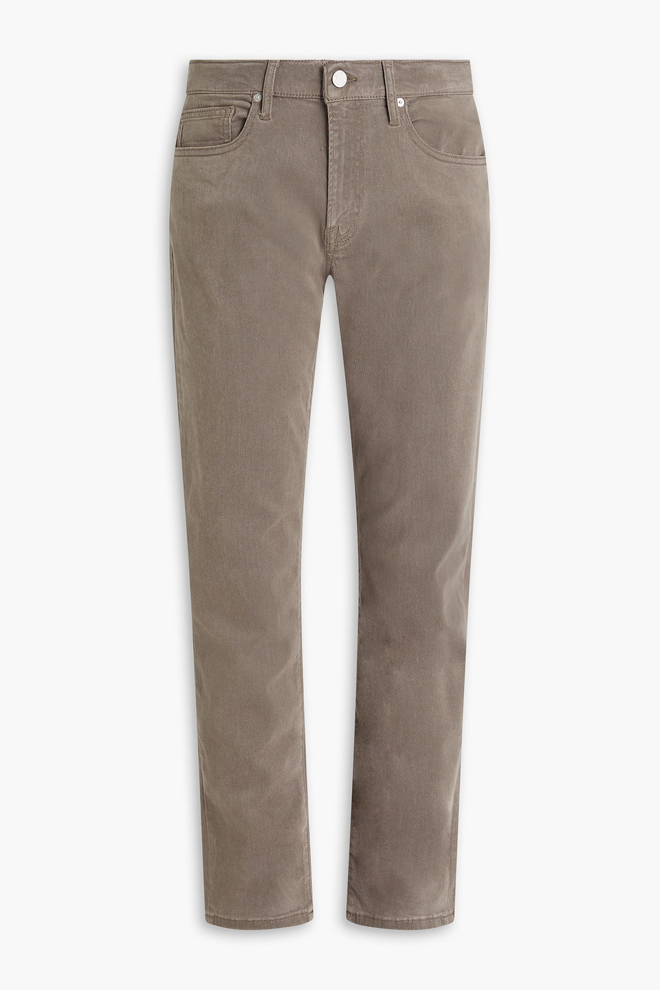 Frame L'homme Slim-fit Denim Jeans In Taupe