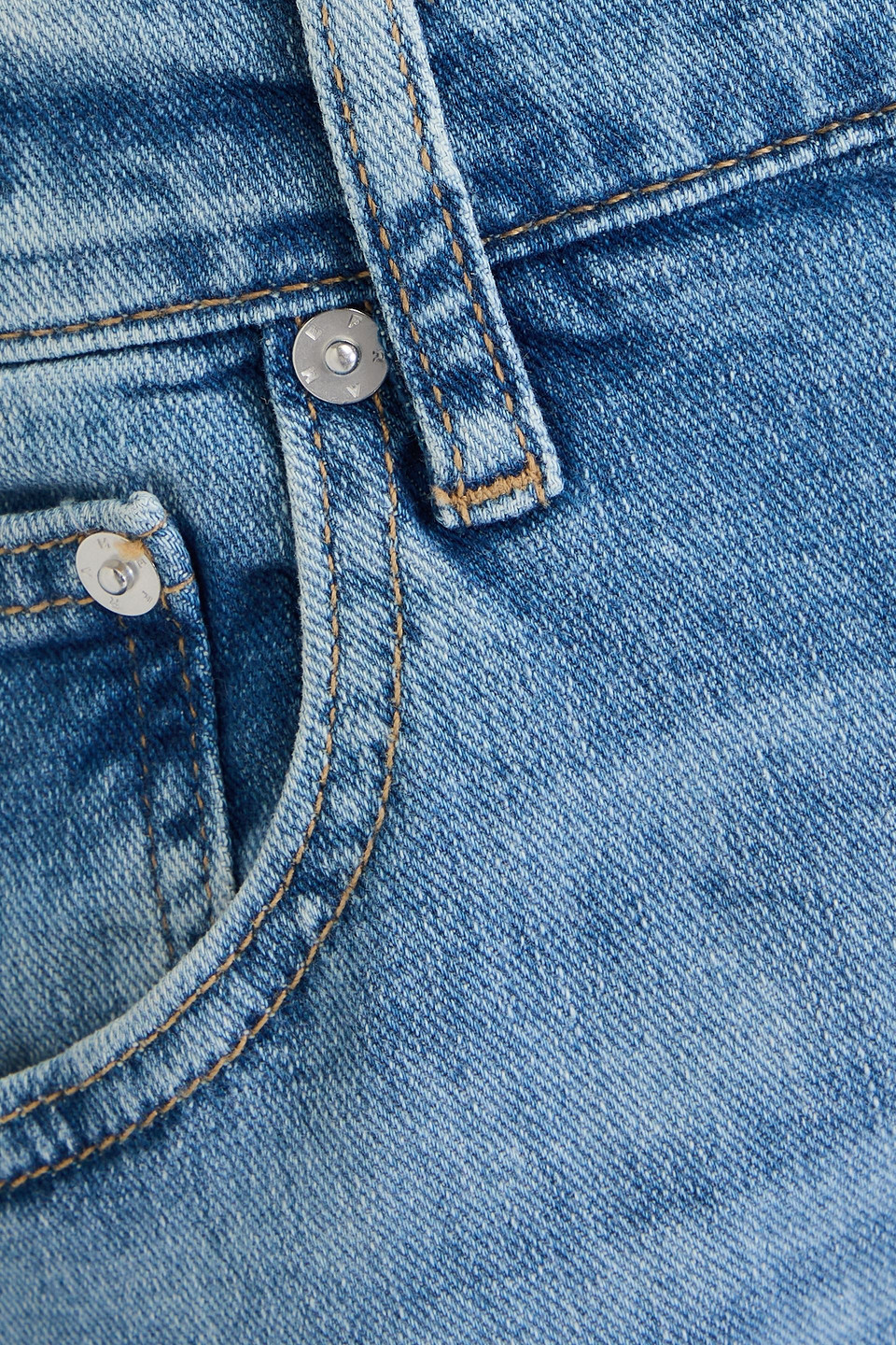 Frame Modern Denim Jeans In Light Denim
