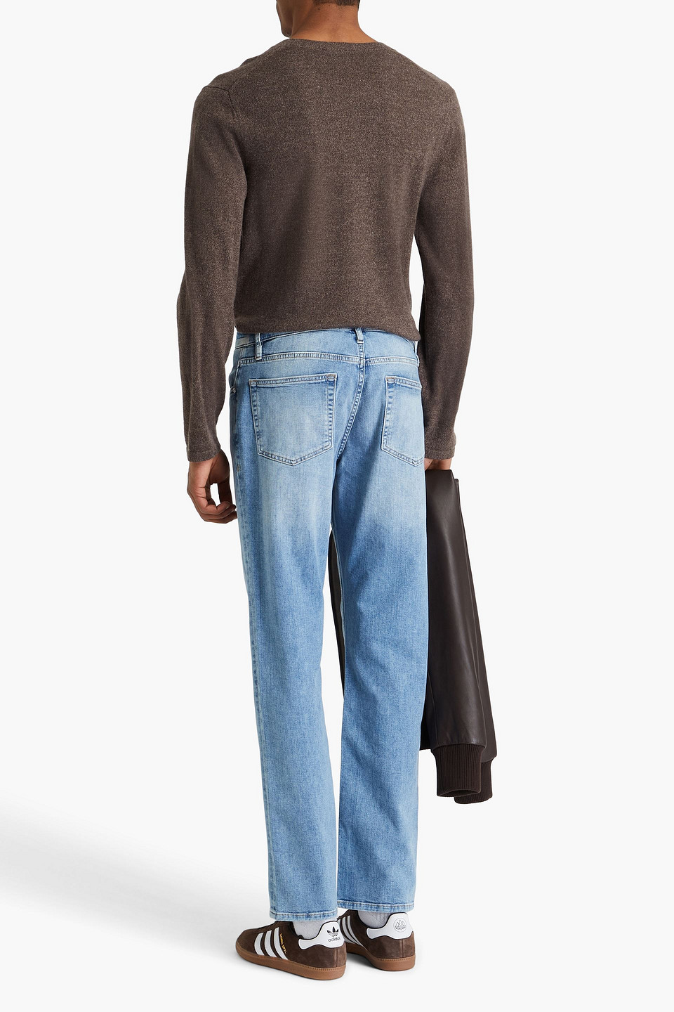 Frame Modern Denim Jeans In Light Denim