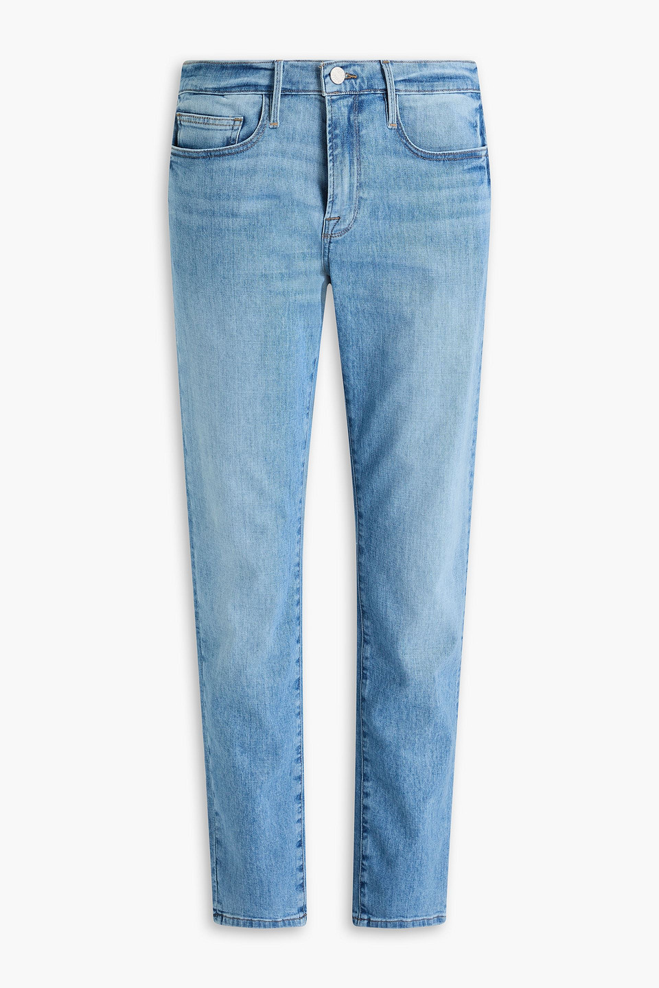 L'Homme slim-fit faded denim jeans