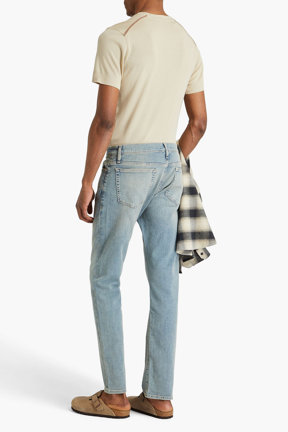 Frame L'homme Slim Fit Jeans In Light Denim
