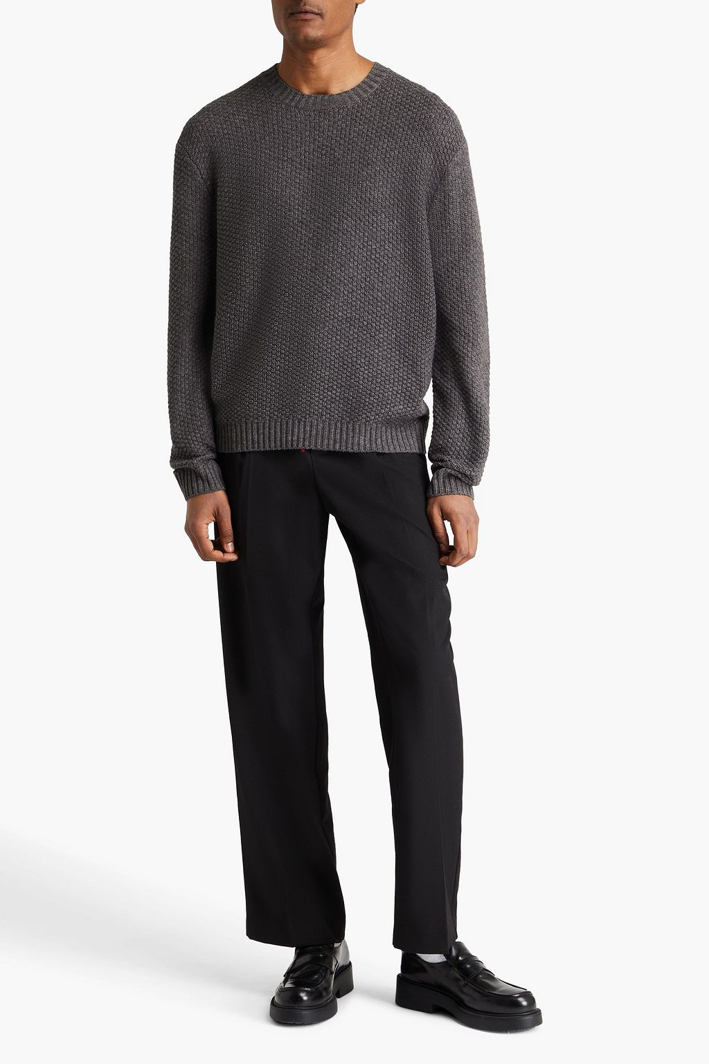 FRAME Wool and cashmere-blend sweater