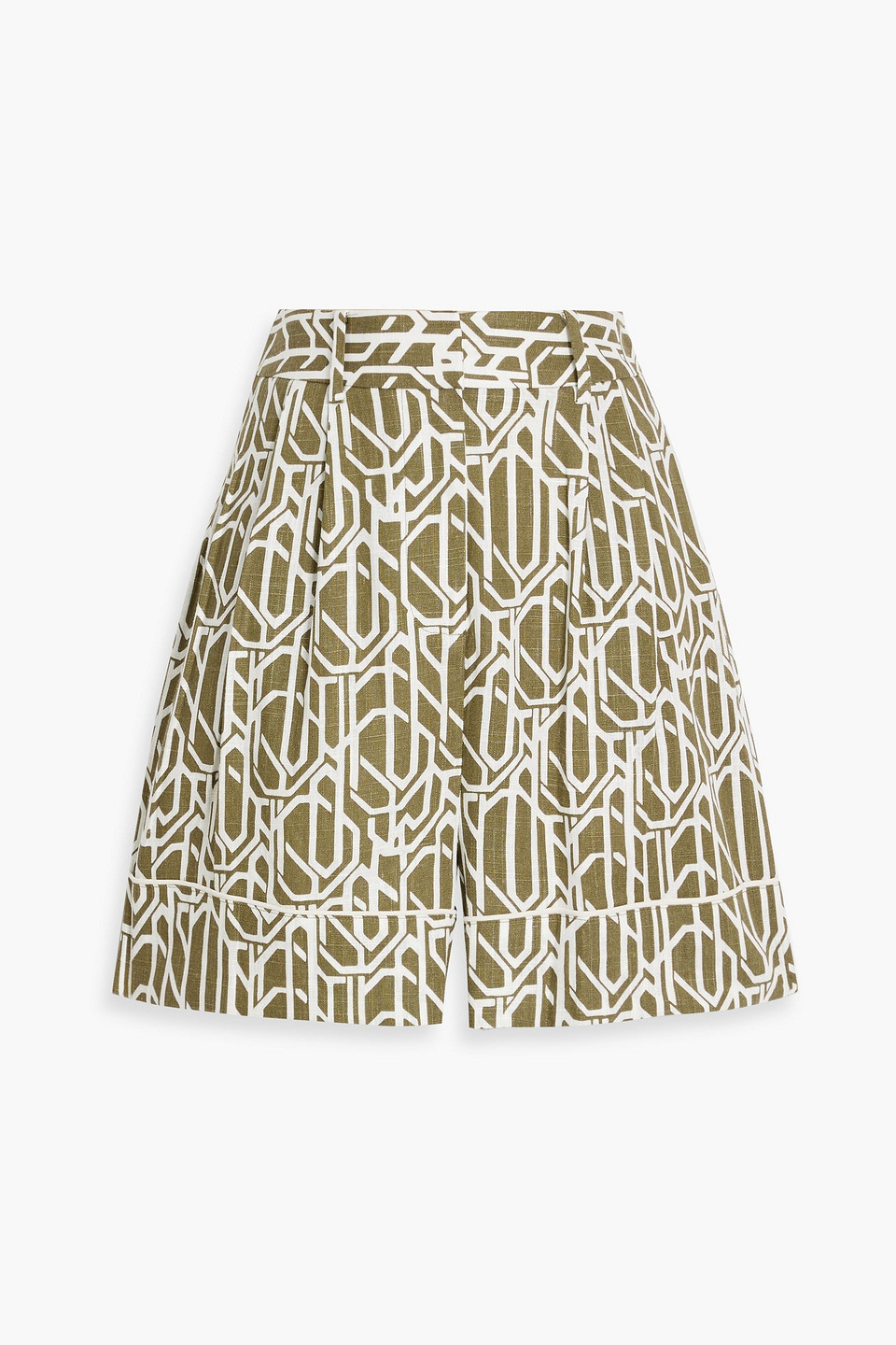 Diane Von Furstenberg Balbino Printed Woven Shorts