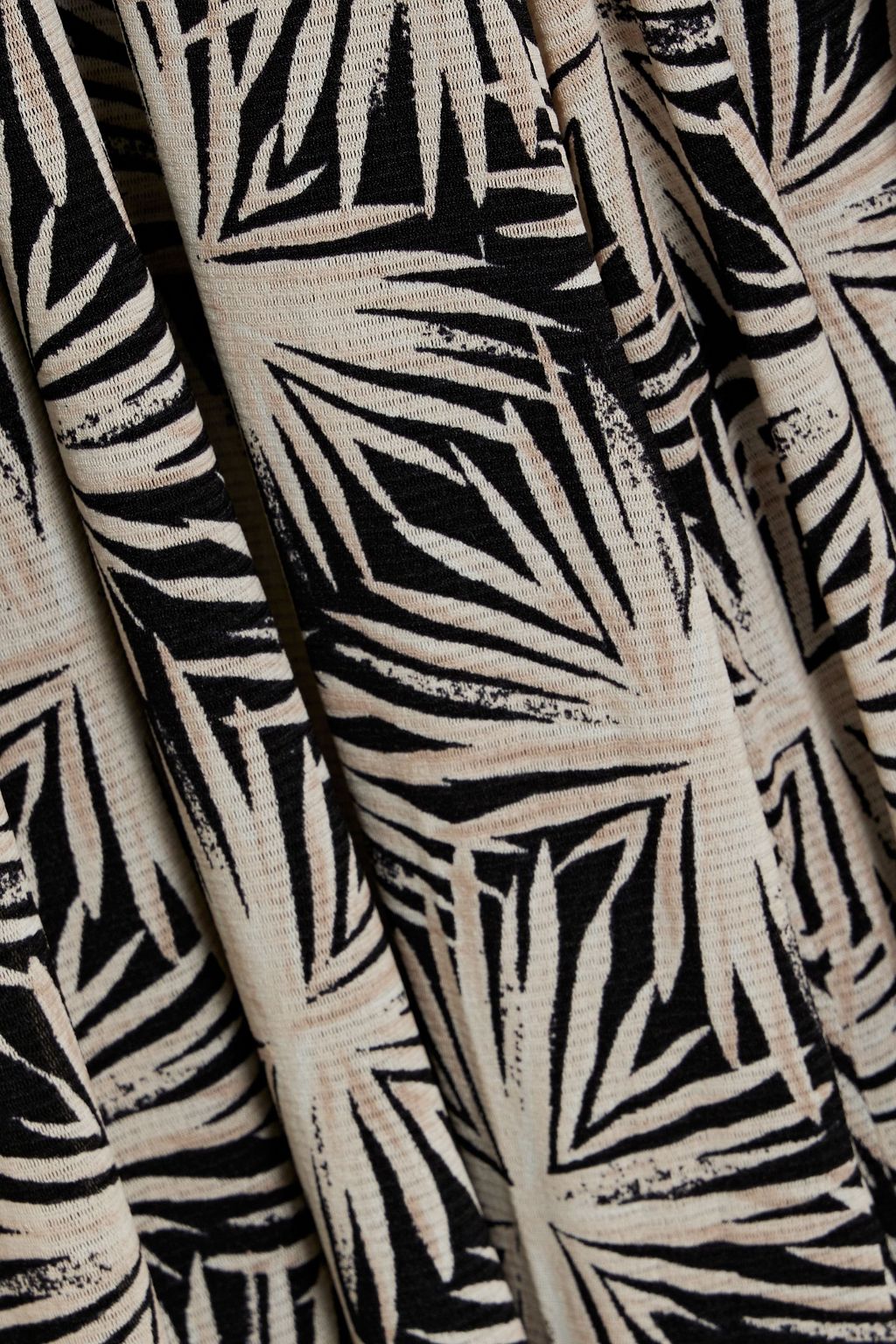 DIANE VON FURSTENBERG Andra printed stretch-mesh wide-leg jumpsuit