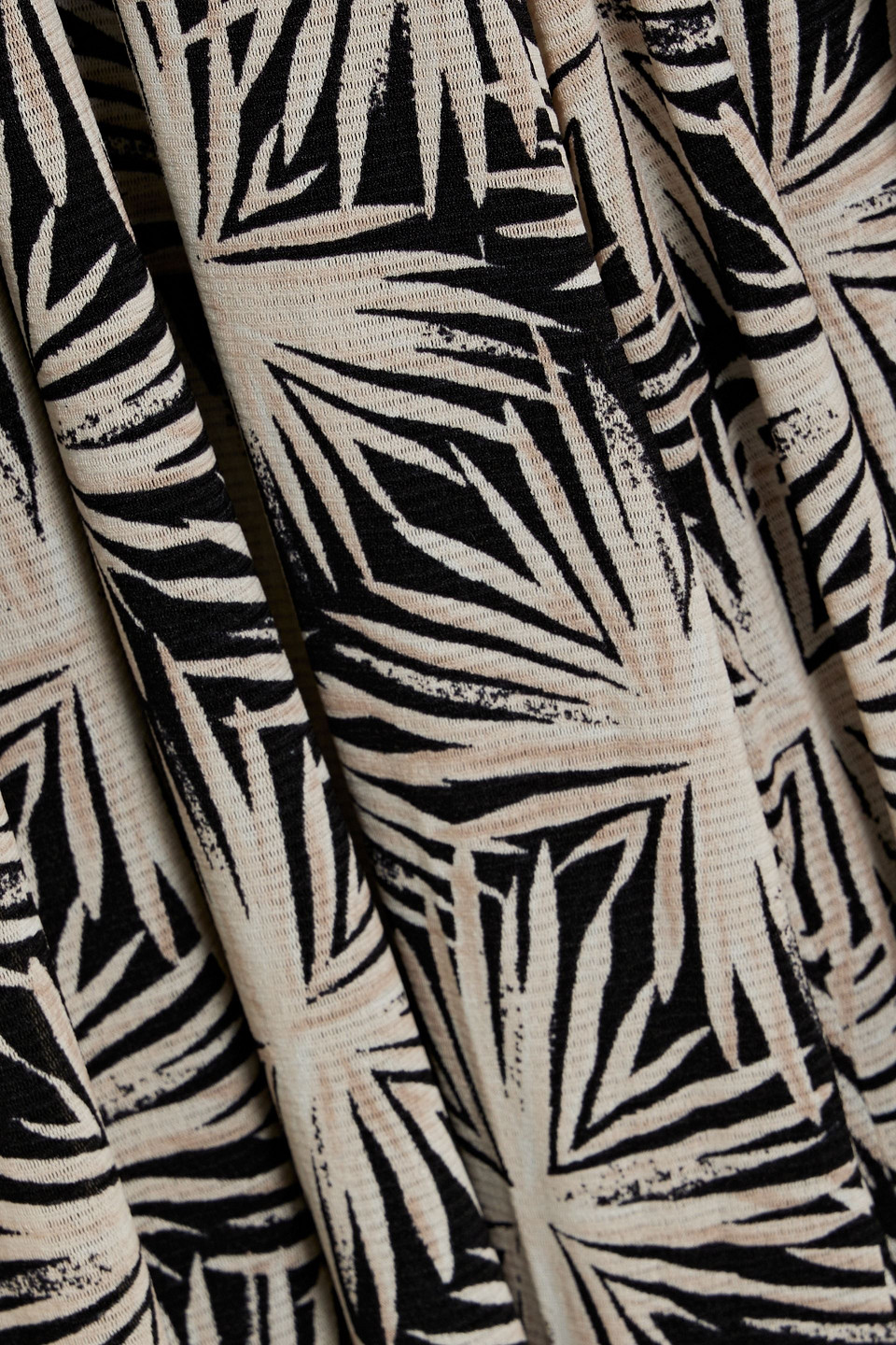 Diane Von Furstenberg Andra Printed Stretch-mesh Wide-leg Jumpsuit In Black