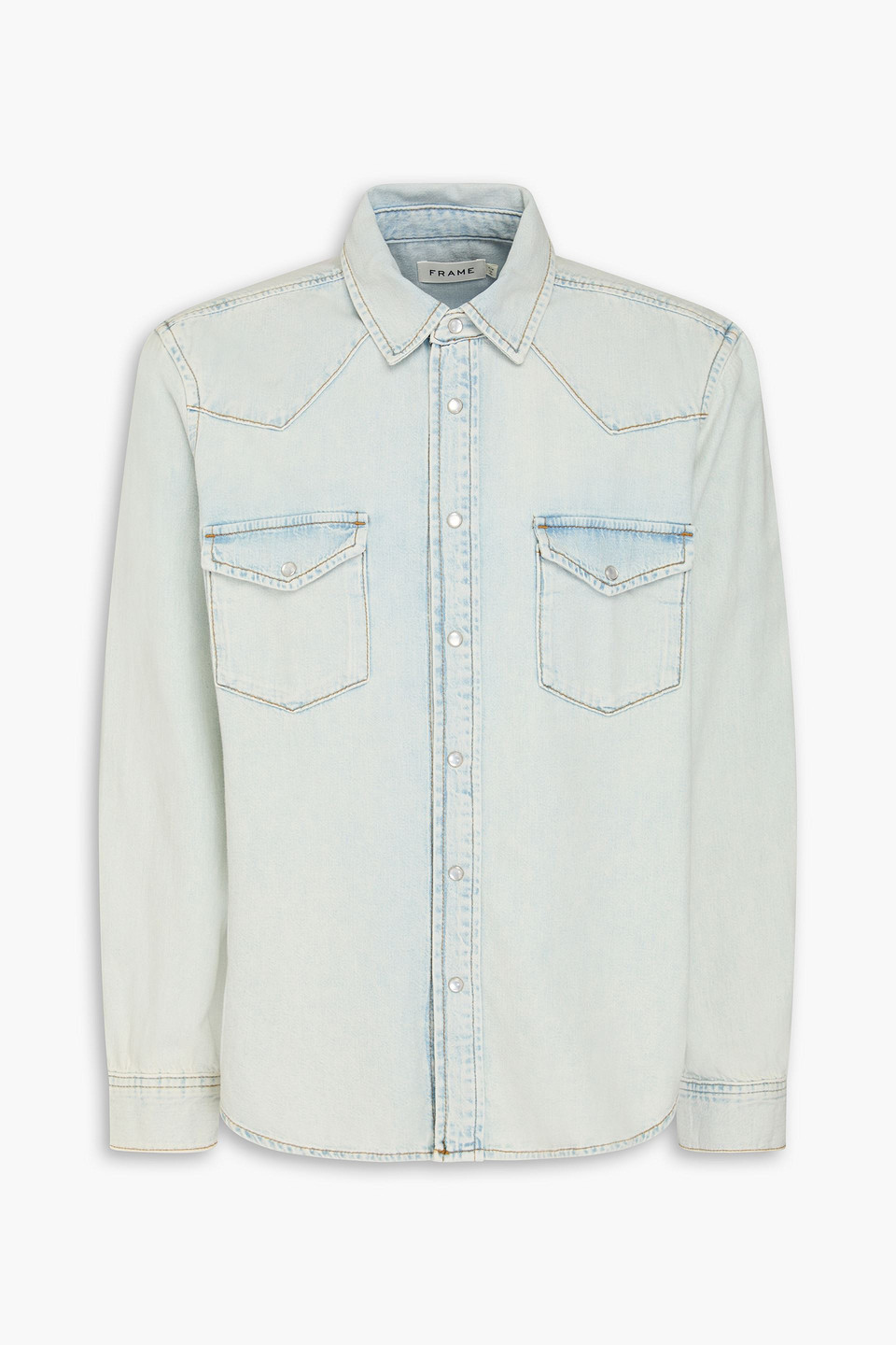 Frame Denim Shirt In Light Denim