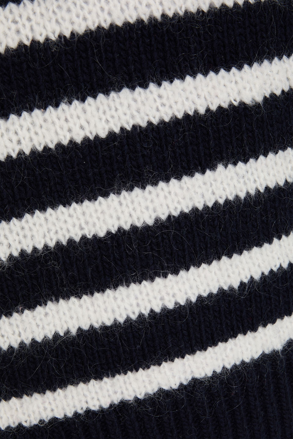 Alex Mill Jaime Striped Merino Wool-blend Sweater In Navy