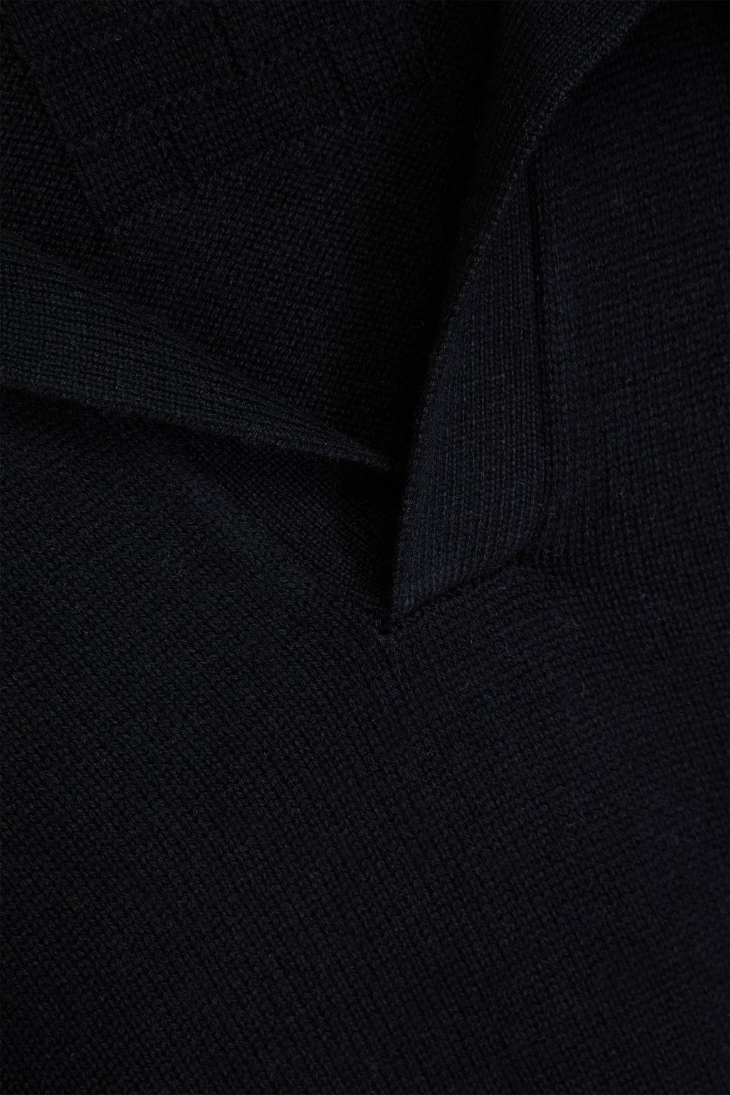 FRAME Wool and silk-blend polo sweater