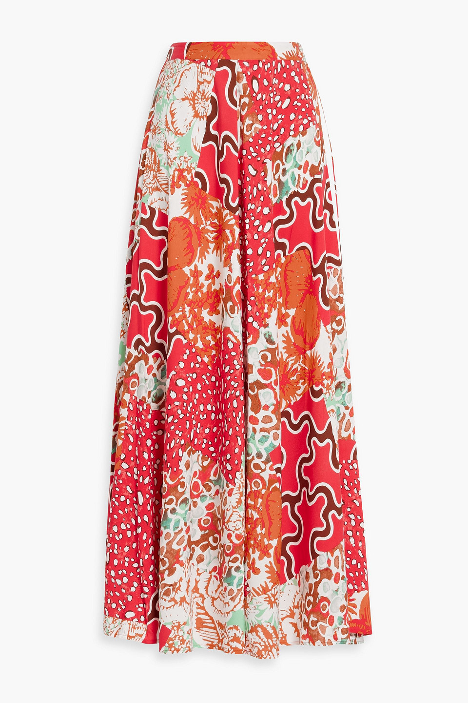 Florencia printed woven maxi skirt