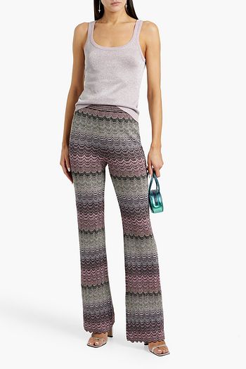 MISSONI Metallic knitted tank