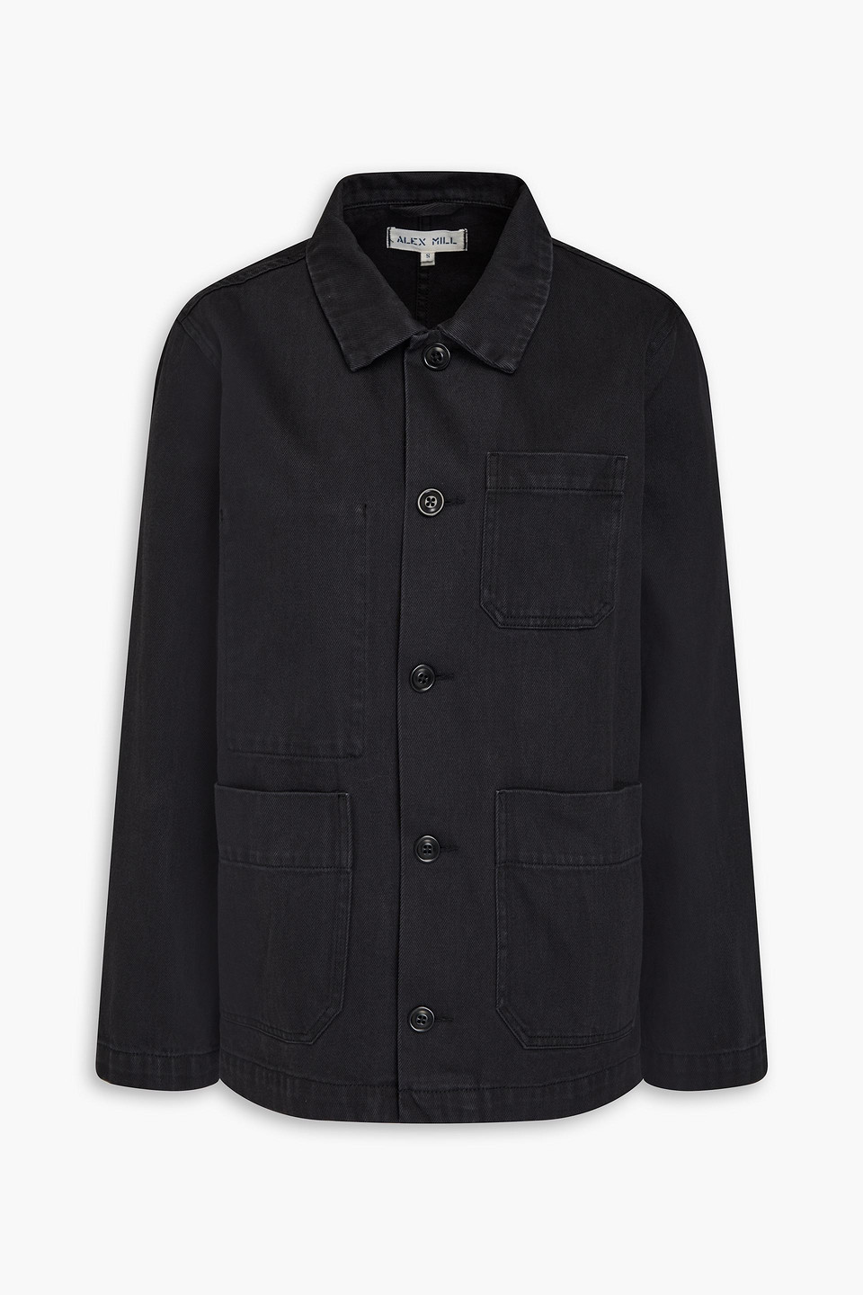 Alex Mill Britt Denim Jacket In Charcoal