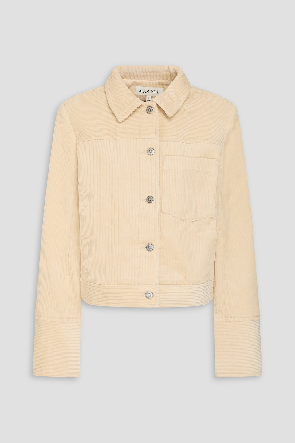 Alex Mill Camden Cotton-corduroy Jacket In Cream