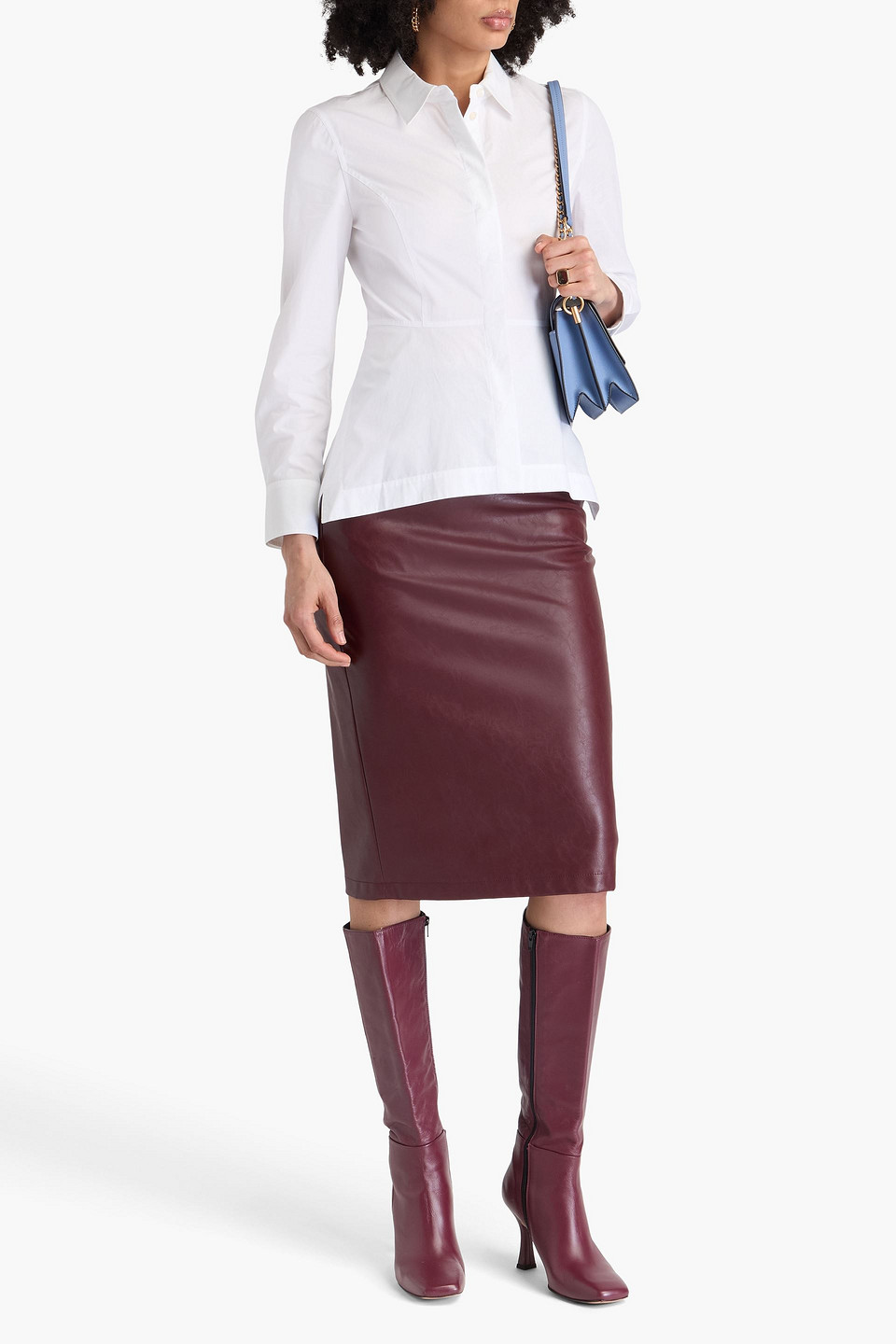  Tory Burch - Hemd Aus Baumwollpopeline - Weiß - Us 2 