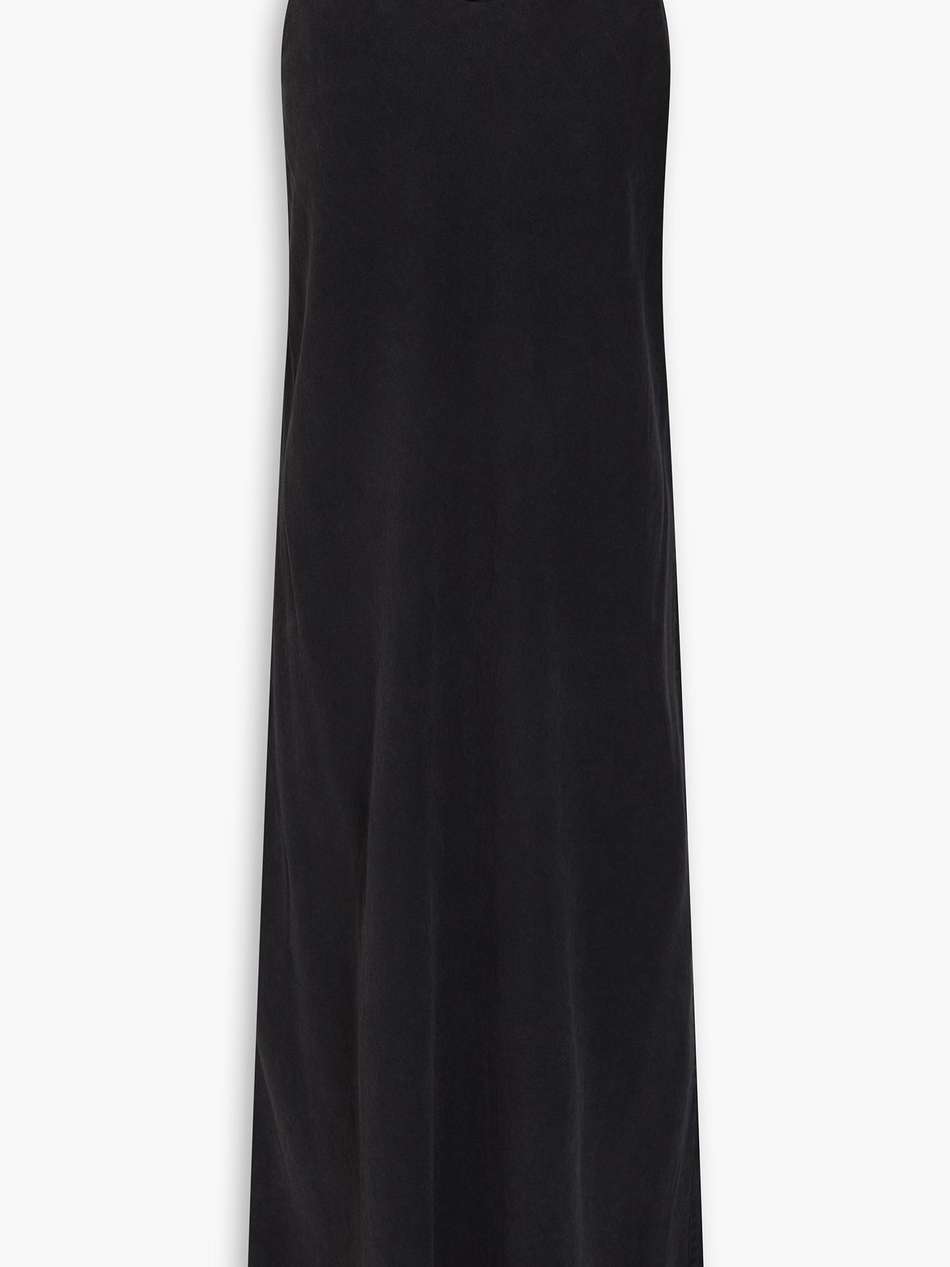 alexis washed lyocell midi slip dress