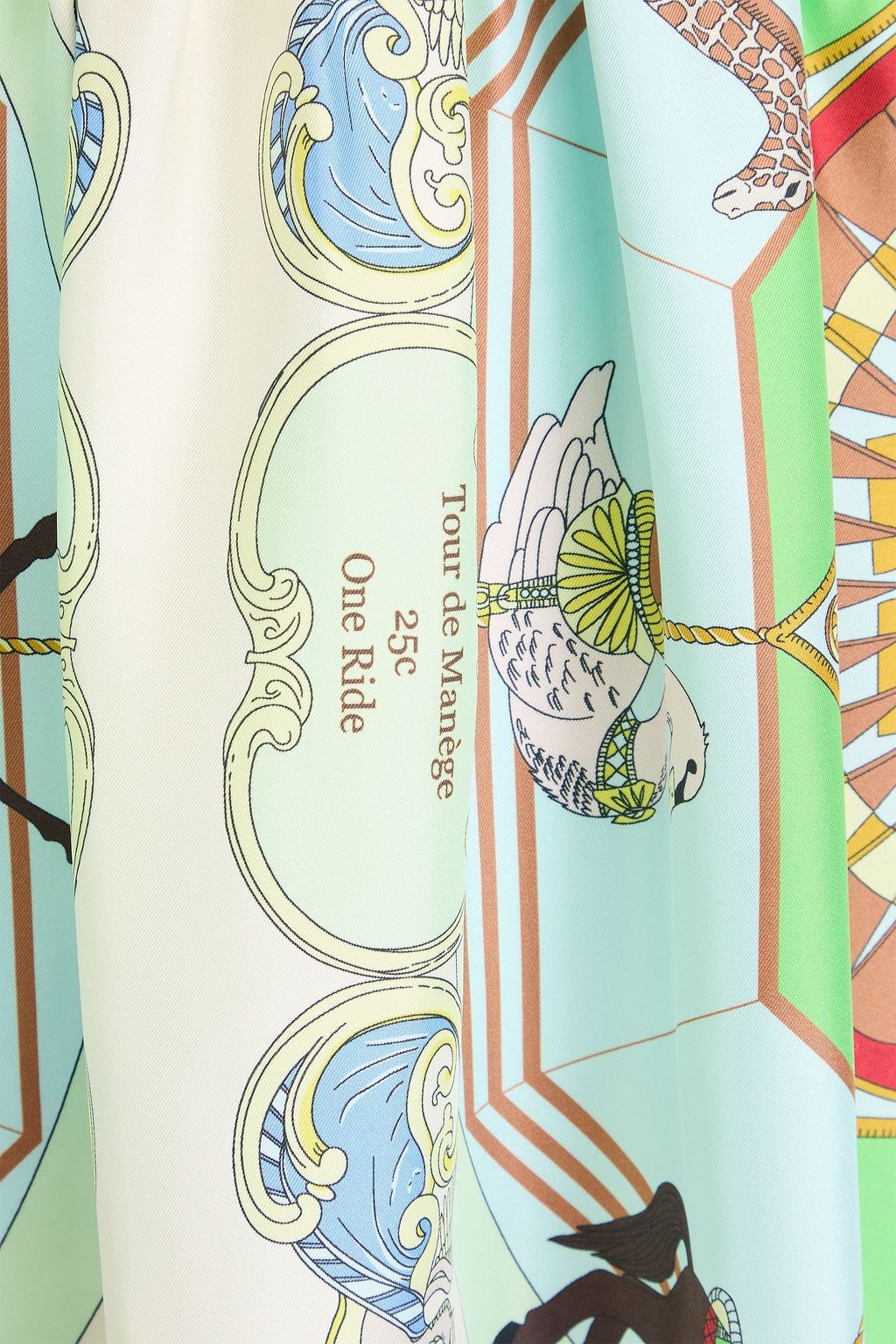 TORY BURCH Bedrucktes Minikleid aus Seiden-Twill
