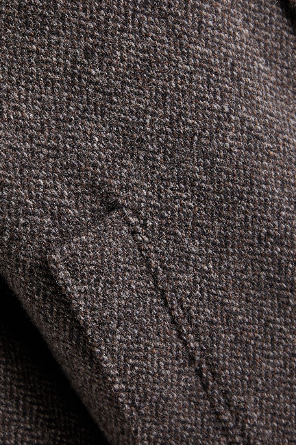 FRAME Wool-blend tweed overshirt