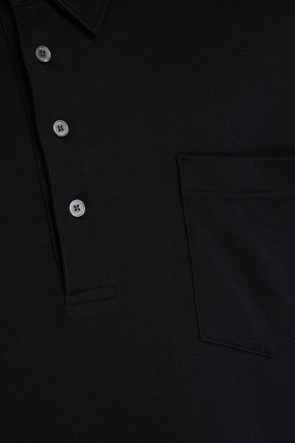 FRAME Cotton-jersey polo shirt