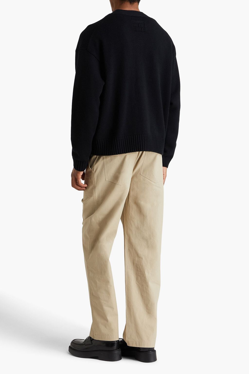 FRAME Wool and silk-blend cardigan