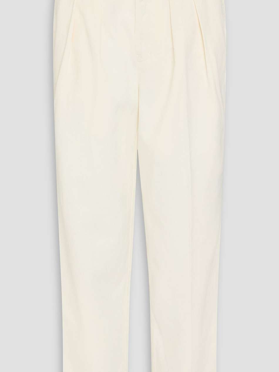 keaton cotton and lyocell-blend tapered pants
