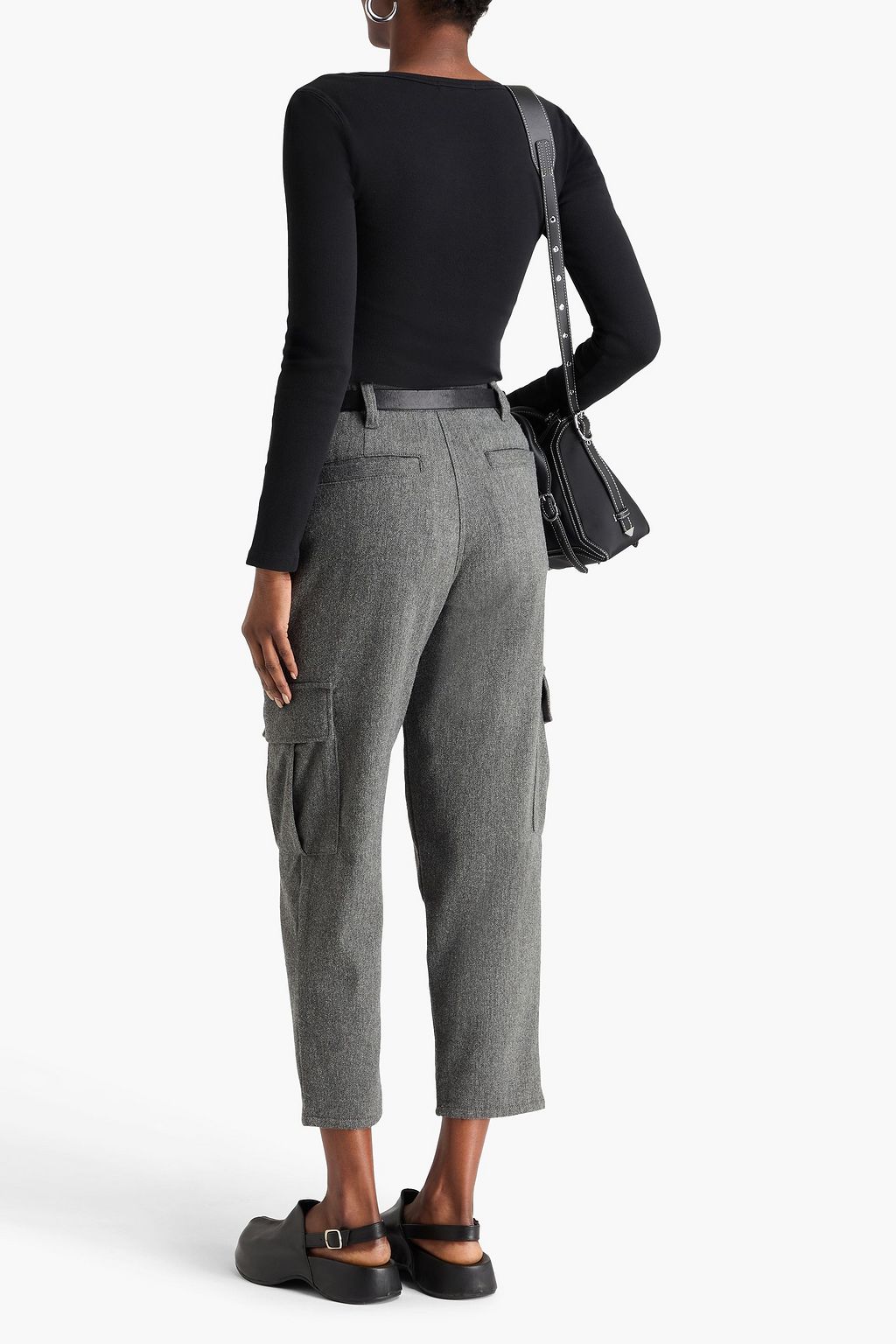 ALEX MILL Everyday ribbed cotton-blend jersey top