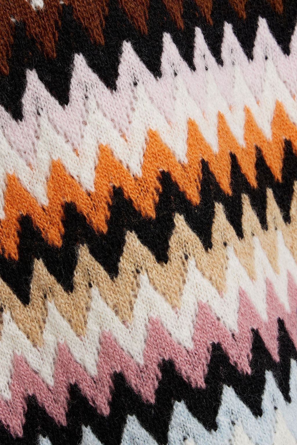 MISSONI Jacquard-knit wool mini dress