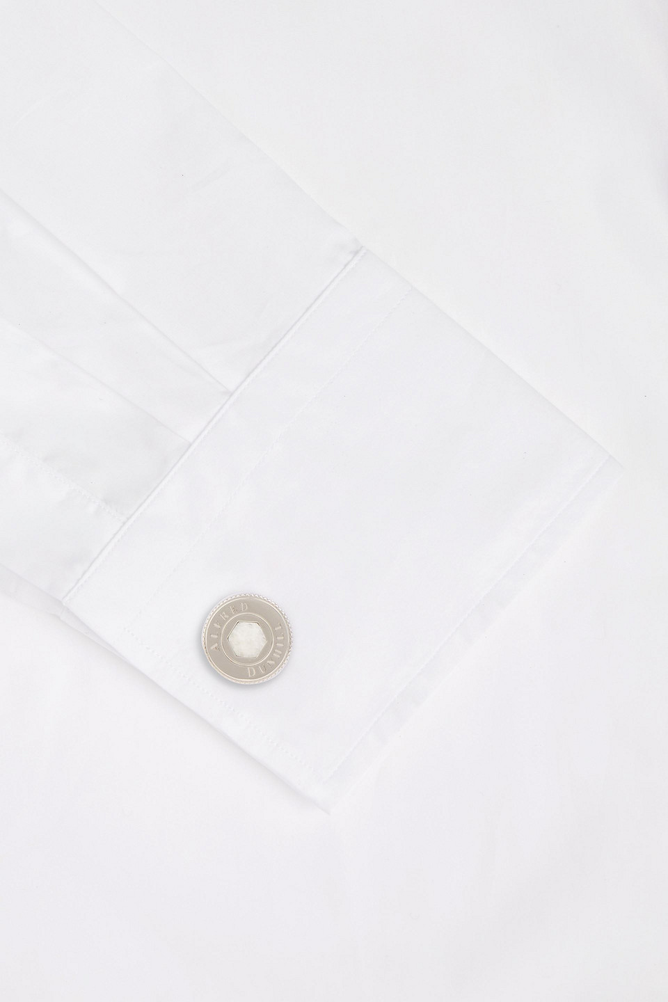 DUNHILL SILVER CUFFLINKS 