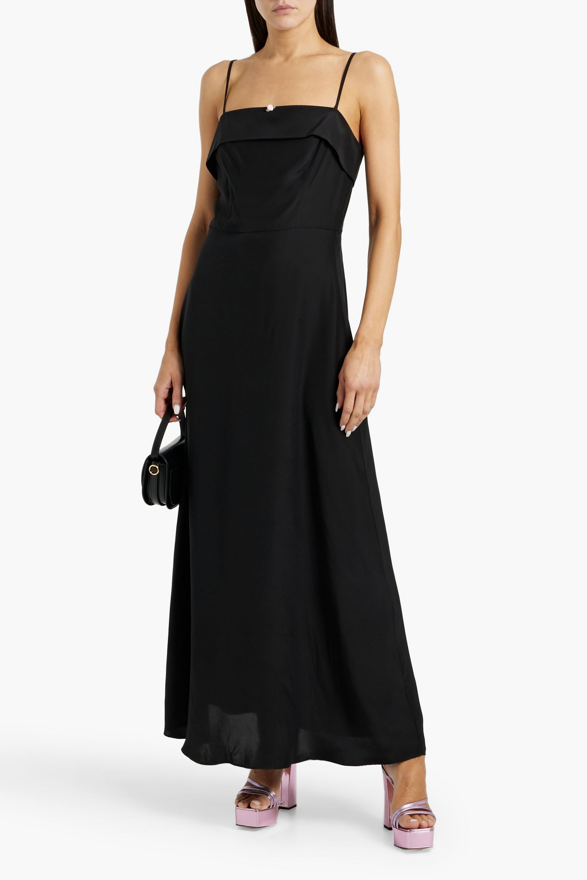 HVN Nora silk gown