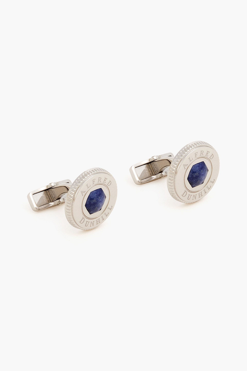 Dunhill Silver And Sodalite Cufflinks