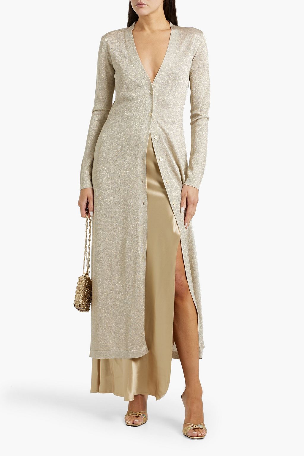 MISSONI Metallic knitted cardigan