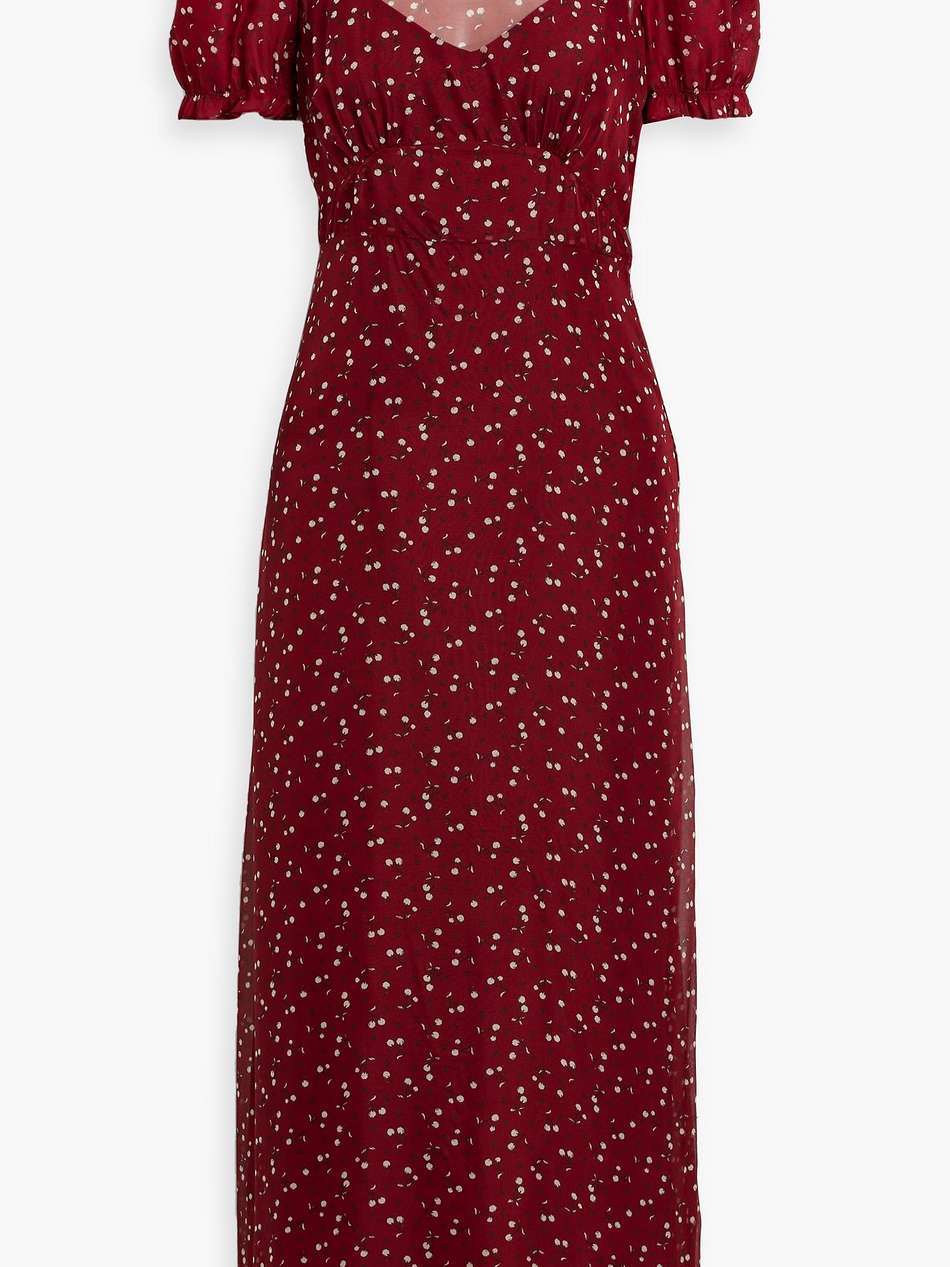 elizabeth printed silk-chiffon maxi dress