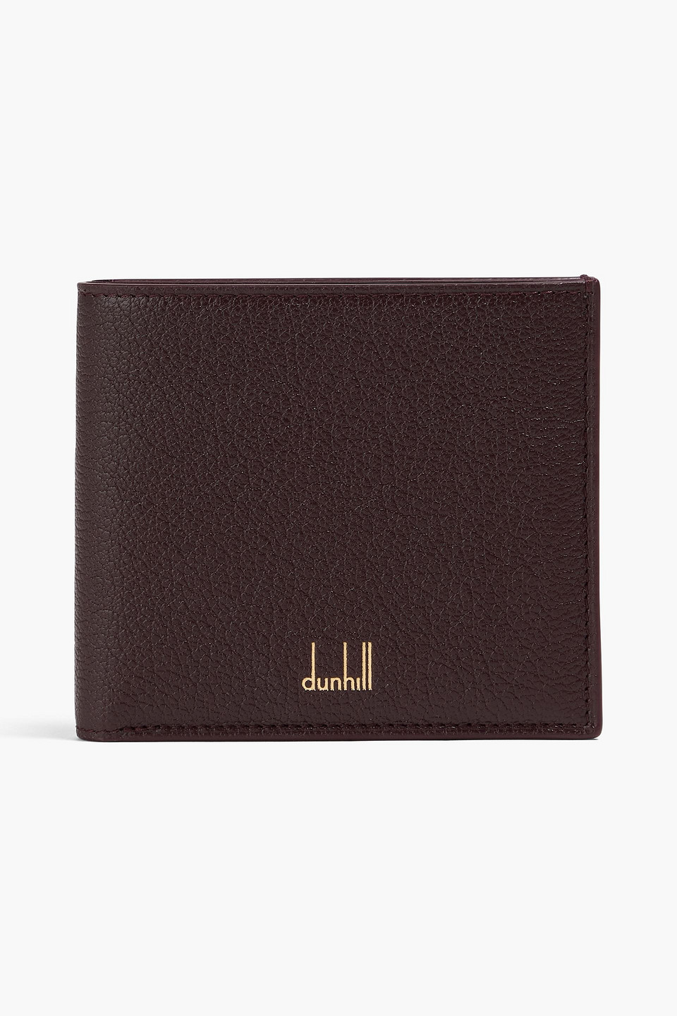 Dunhill Duke Textured-leather Wallet In Burgundy