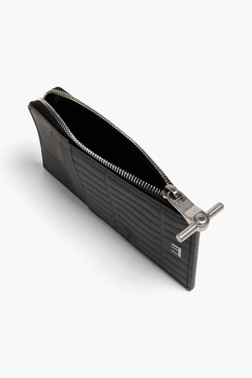 DUNHILL ROLLAGAS EMBOSSED LEATHER CARDHOLDER