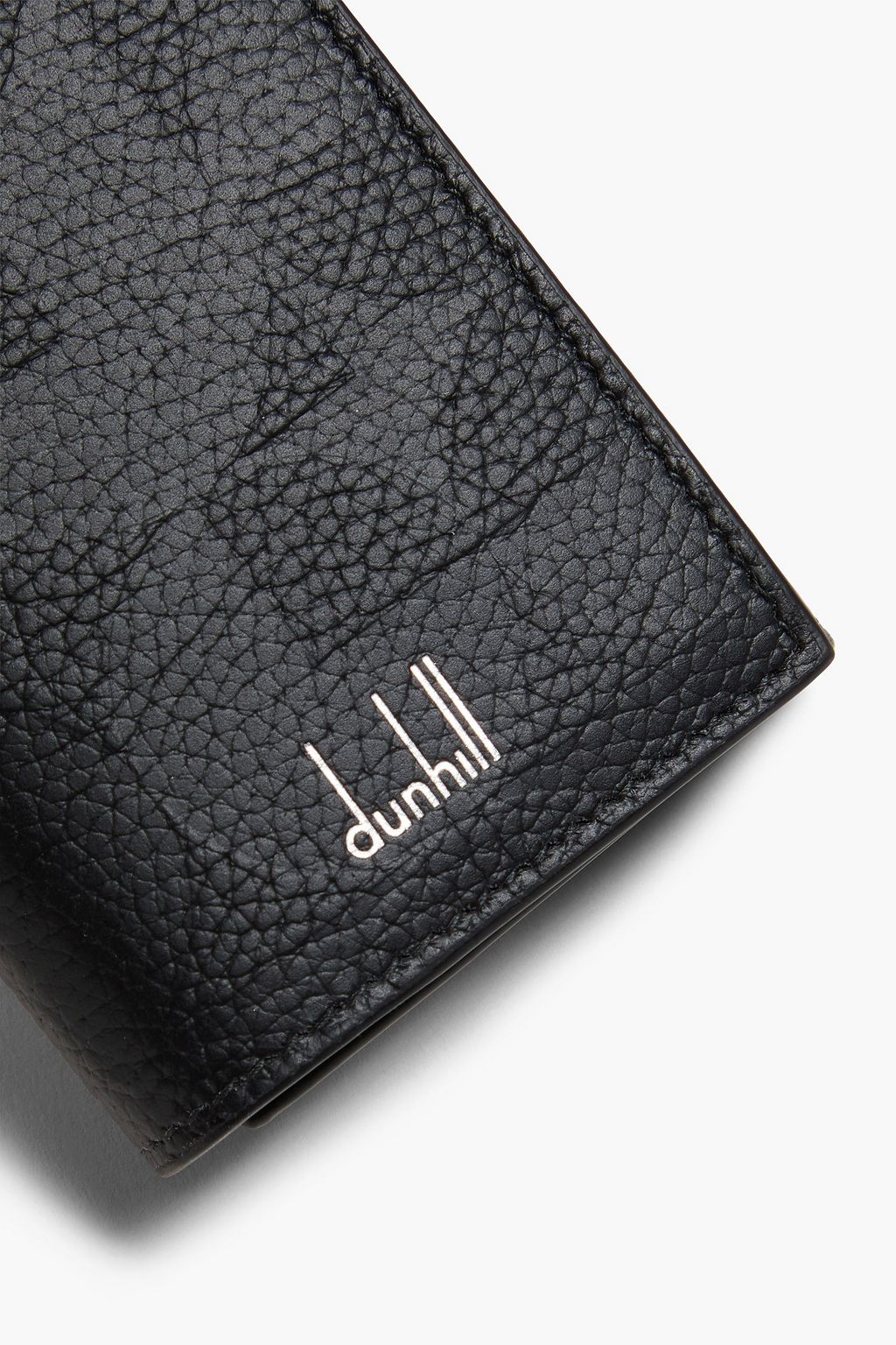 DUNHILL Belgrave textured-leather keychain