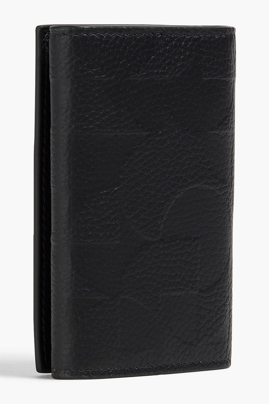 DUNHILL Belgrave textured-leather keychain