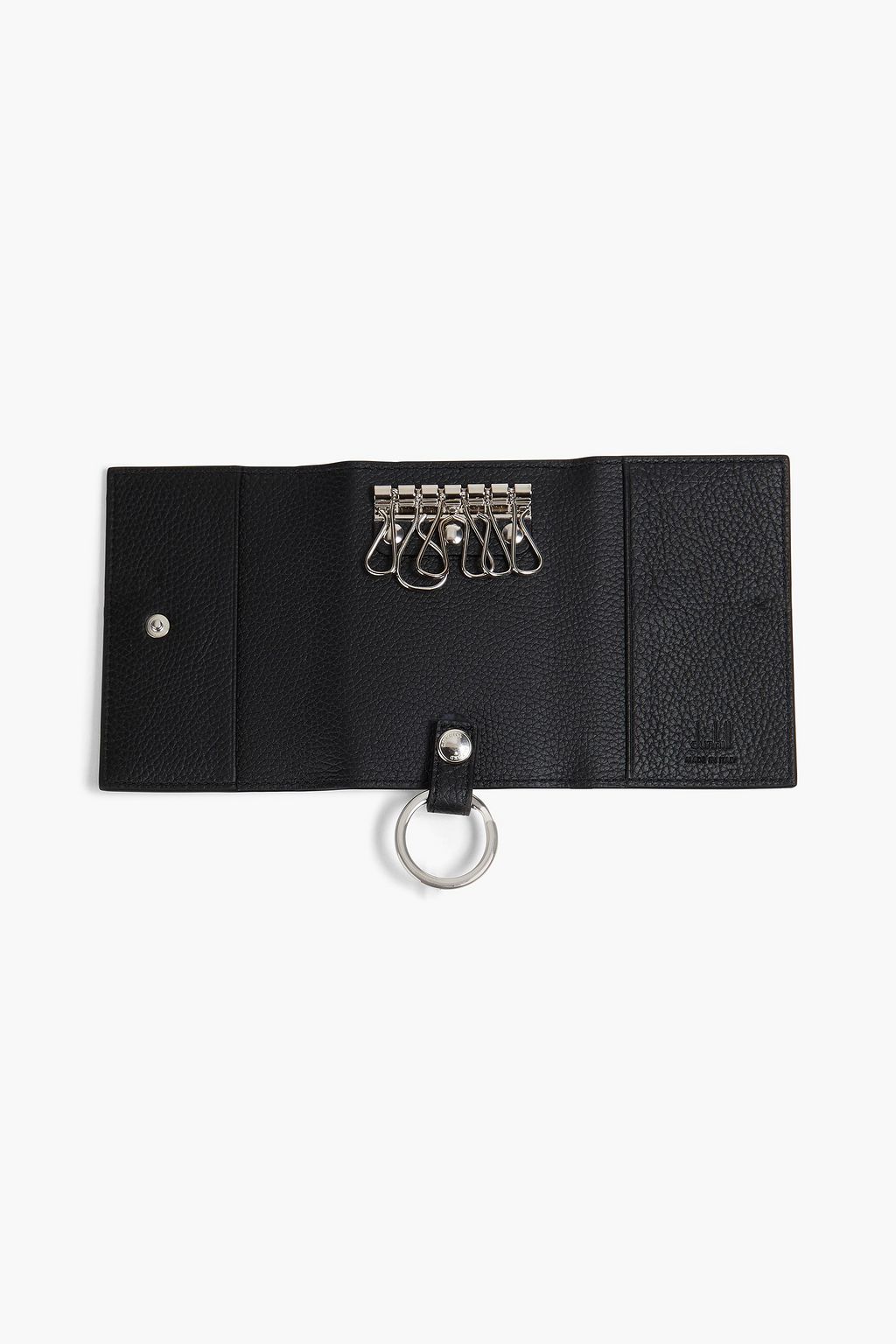 DUNHILL Belgrave textured-leather keychain
