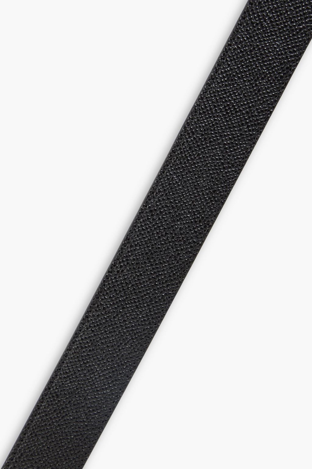 DUNHILL Textured-leather belt