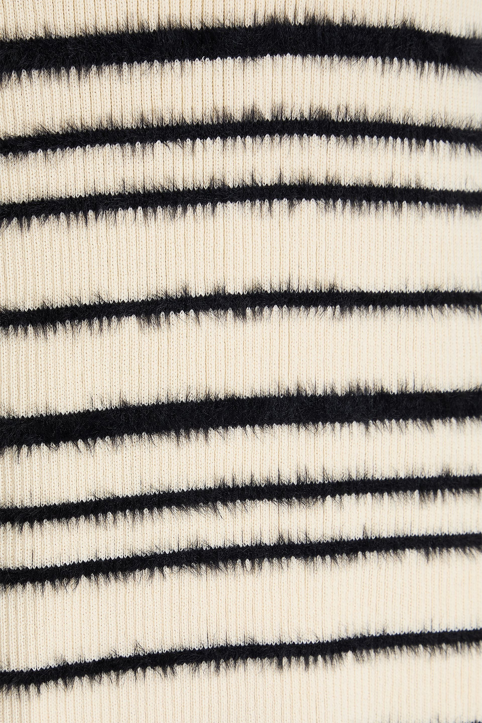BY MALENE BIRGER MORILA STRIPED INTARSIA COTTON-BLEND SWEATER