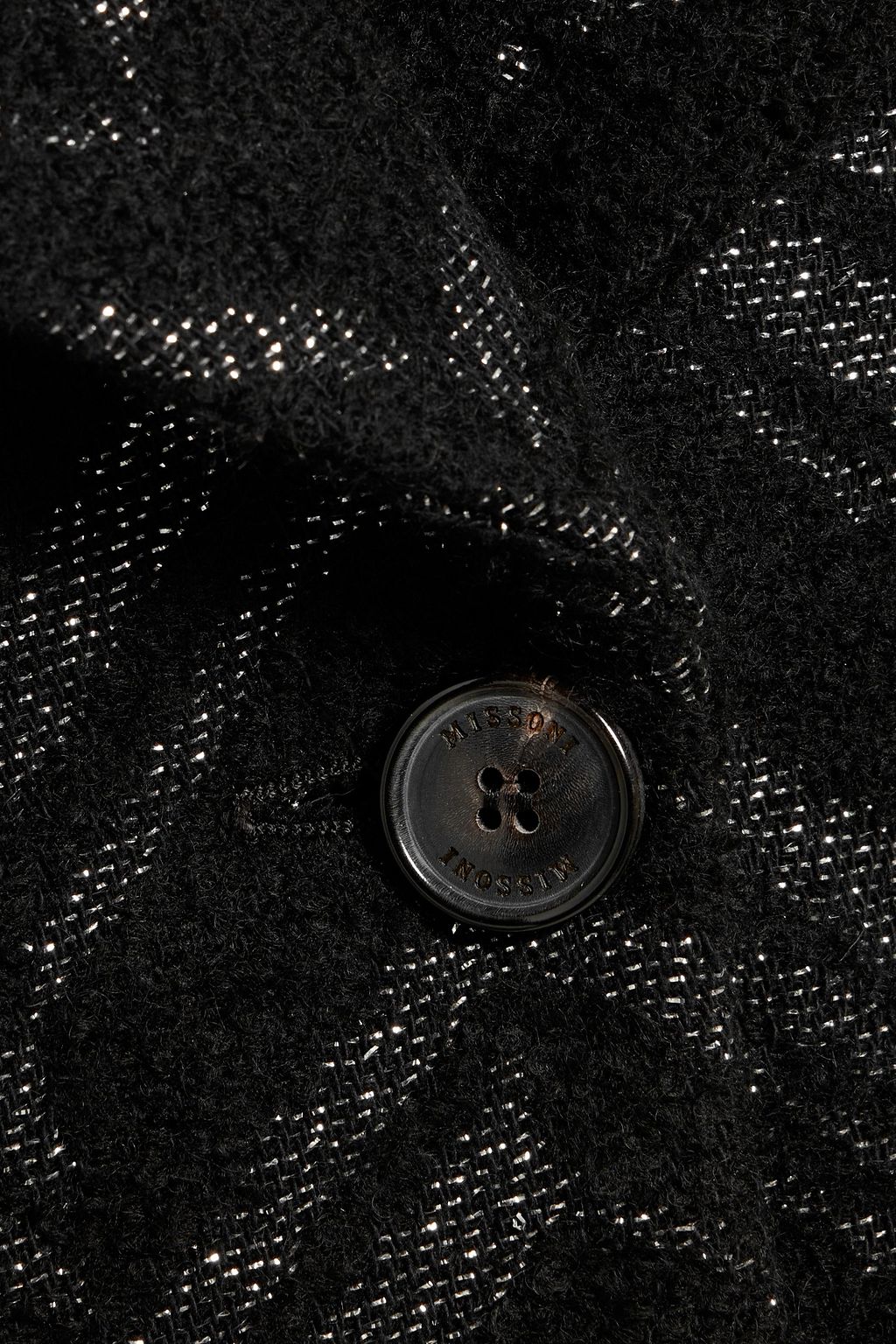 MISSONI Brushed metallic tweed coat