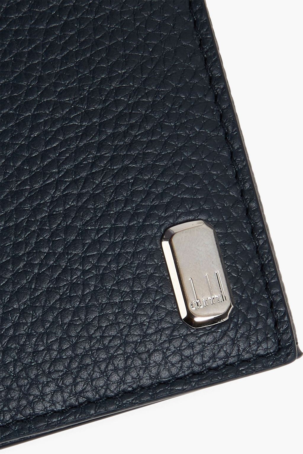 DUNHILL Belgrave textured-leather keychain